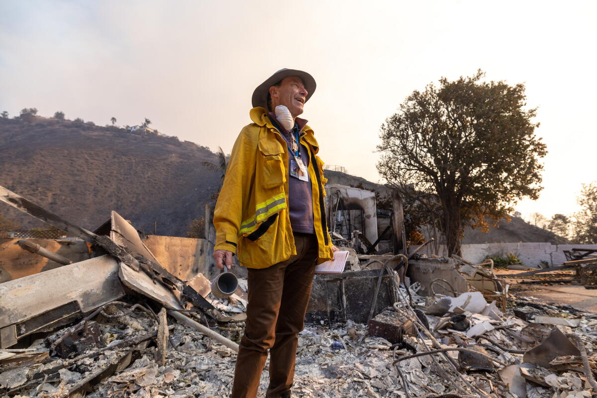 Sherrie Crumpler, a wildfire survivor from Altadena